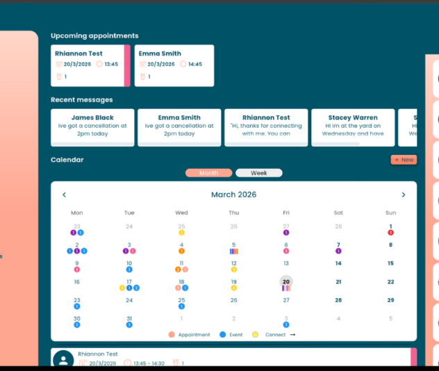 Mobile, tablet and web app